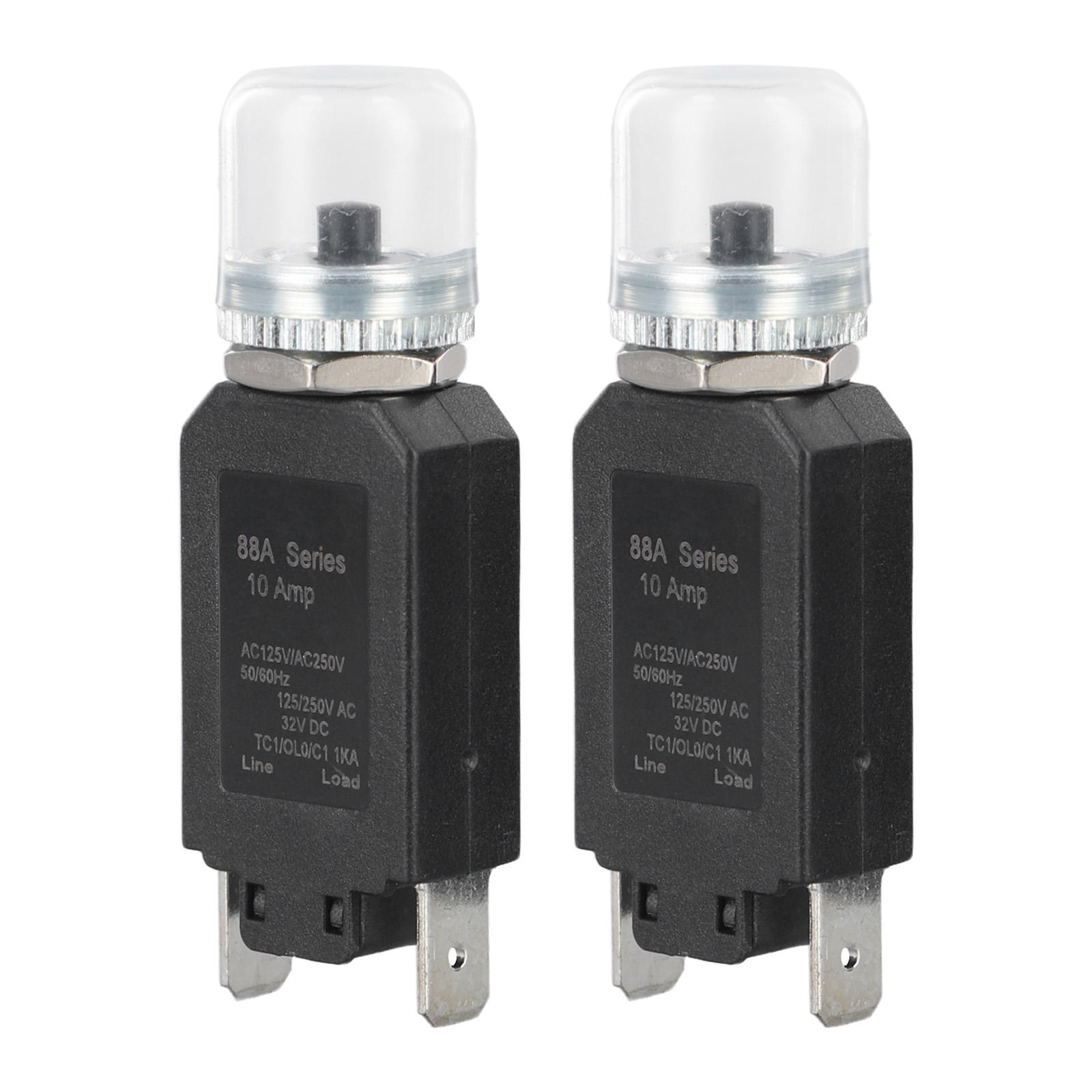 

Built To Last Device Protection Circuit Breaker 88A Circuit Breaker Plastic+Metal Material Quick Working For Chargers