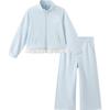 Balabala Girls' Two-Piece Long Sleeve Casual Outfit