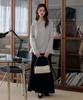 Meojiaenminggeul Soft Knot Tie Blouse (Mint Gray)