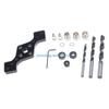 Y5GD Drill Guide 6 / 8 / 10mm Pin Fixture Hole Drill Bit Set Woodworking Tools