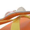 Great HERMES Sandals Orange Light Blue Yellow leather Women 36 Used