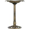 71cm Bird Bath for Garden. Standing Pedestal Birdbath with Lotus Leaf Basin. Vintage Decorative Bird Bath Bowl for Outdoor. Bronze Tone