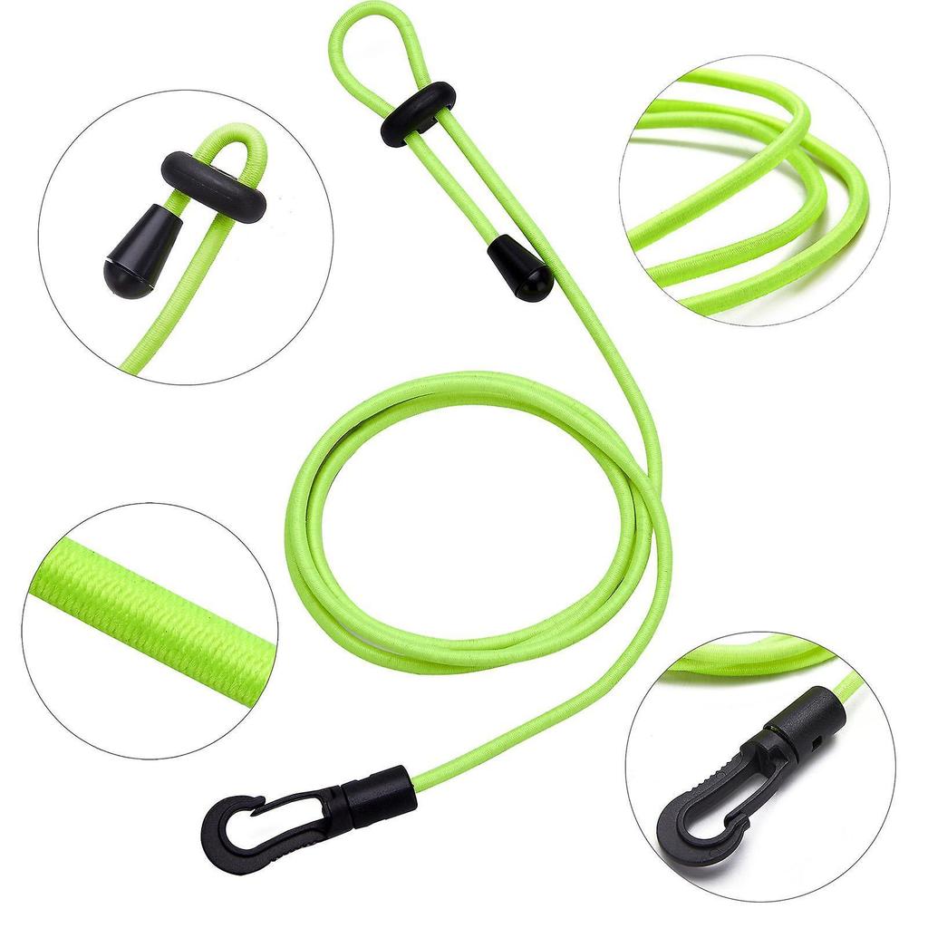 2Pcs Kayak Safety Rod Leash Rope Tie Down Rope Sturdy Easily Install Elastic