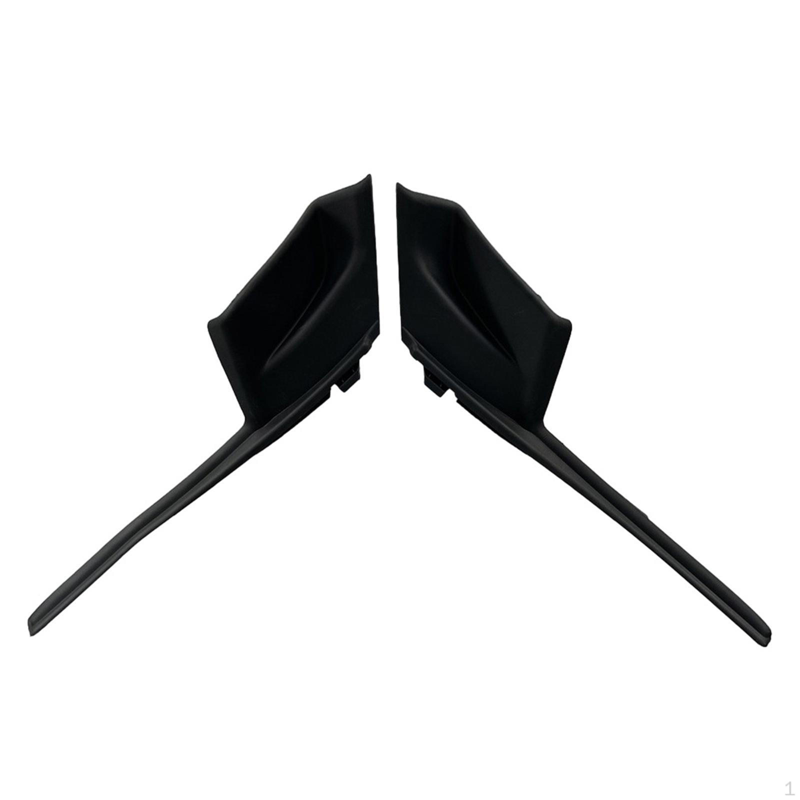 

2x Wiper Cowl Trim Panel Automotive 5386608020 Easy to Install Front Side Hood End Caps Accessory
