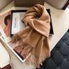 New plain color high quality solid color 111 scarf women's temperament versatile winter warm cashmere scarf