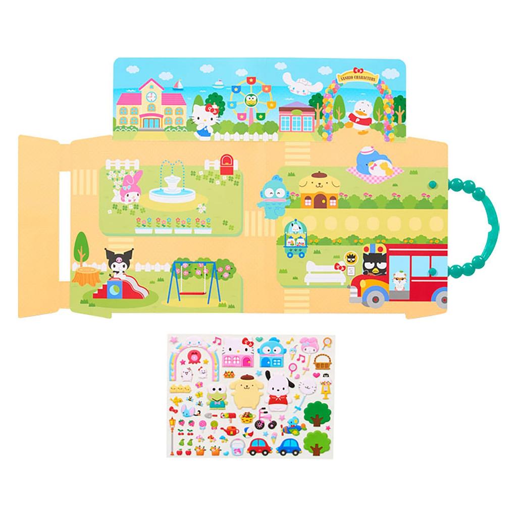 Sanrio Playable Sticker Set Sanrio Characters Paper PVC Toy Children Ages 3 and up Item 155306 - - Backing (PP coated), Stickers - - - - No.
