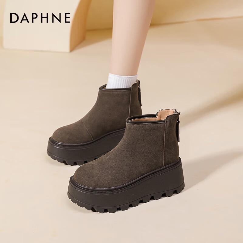 Daphne Women s Winter Warm Thick Sole Plush Snow Boots 36