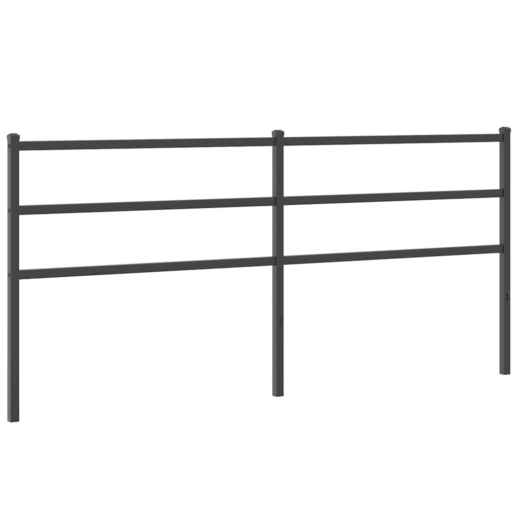Replacement Headboard Metal Black 200 Cm