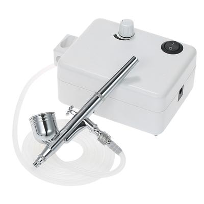 Geevorks Mehrzweck-Airbrush-Mini-Luftkompressor-Set, Schwerkraft-Luftpinsel-Set für Kunstmalerei
