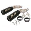 For Kawasaki Z1000 2010-2020 Z1000SX 2010-2019 Motorcycle Exhaust System Left Right Side Mid Pipe Muffler Tube Stainless Steel