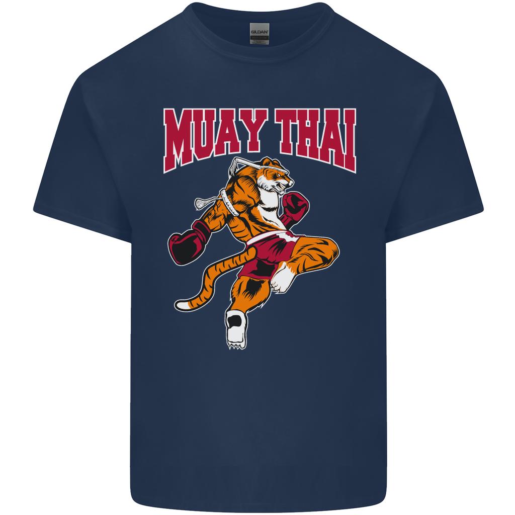 Muay Thai Tiger MMA Mixed Martial Arts Unisexs Light Cotton TShirt
