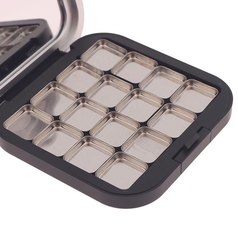 Matte Black Empty Magnetic Eyeshadow Palette Eye Makeup Storage Dish For Women Makeup Beginners Diy Eye Shadow Storage Box Tool