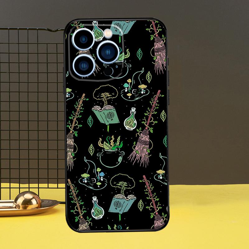 Occult Witchcraft Moon Gothic Witch Funda For iPhone 12 13 Mini 11 14 16 15 Pro Max XS X XR 7 8 14 16 15 Plus Phone Case