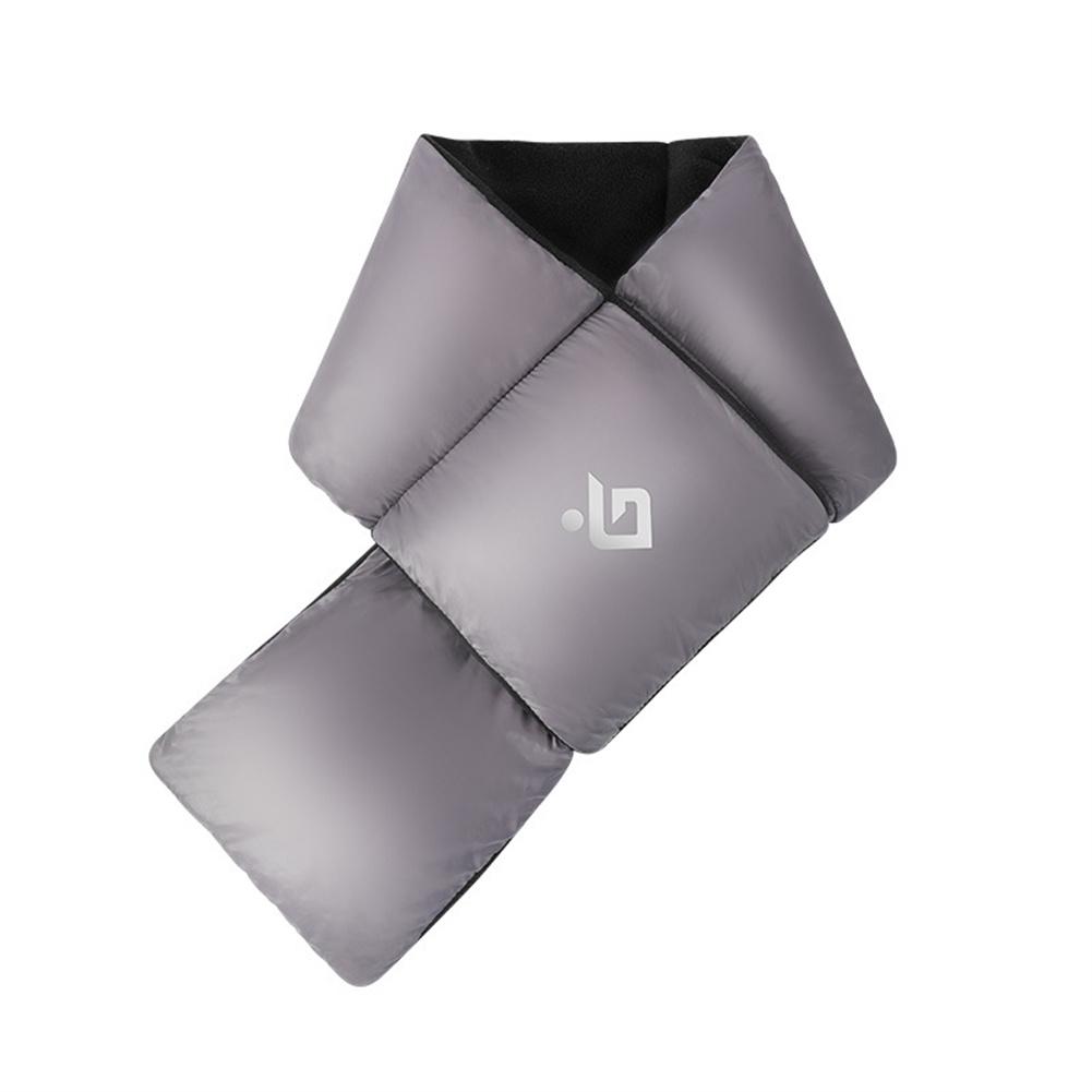 Outdoor Riding Waterproof Arctic Velvet Scarves Shawl Neck Guard Artifact Heating Scarf grey #1