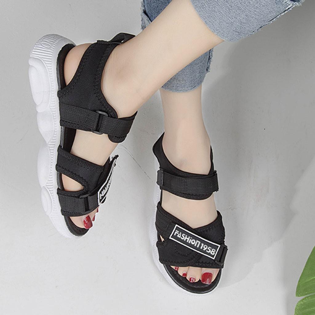 

сандалии женщин Спорт Пляж Прогулка Обувь Летняя мода Плоская повседневная обувь