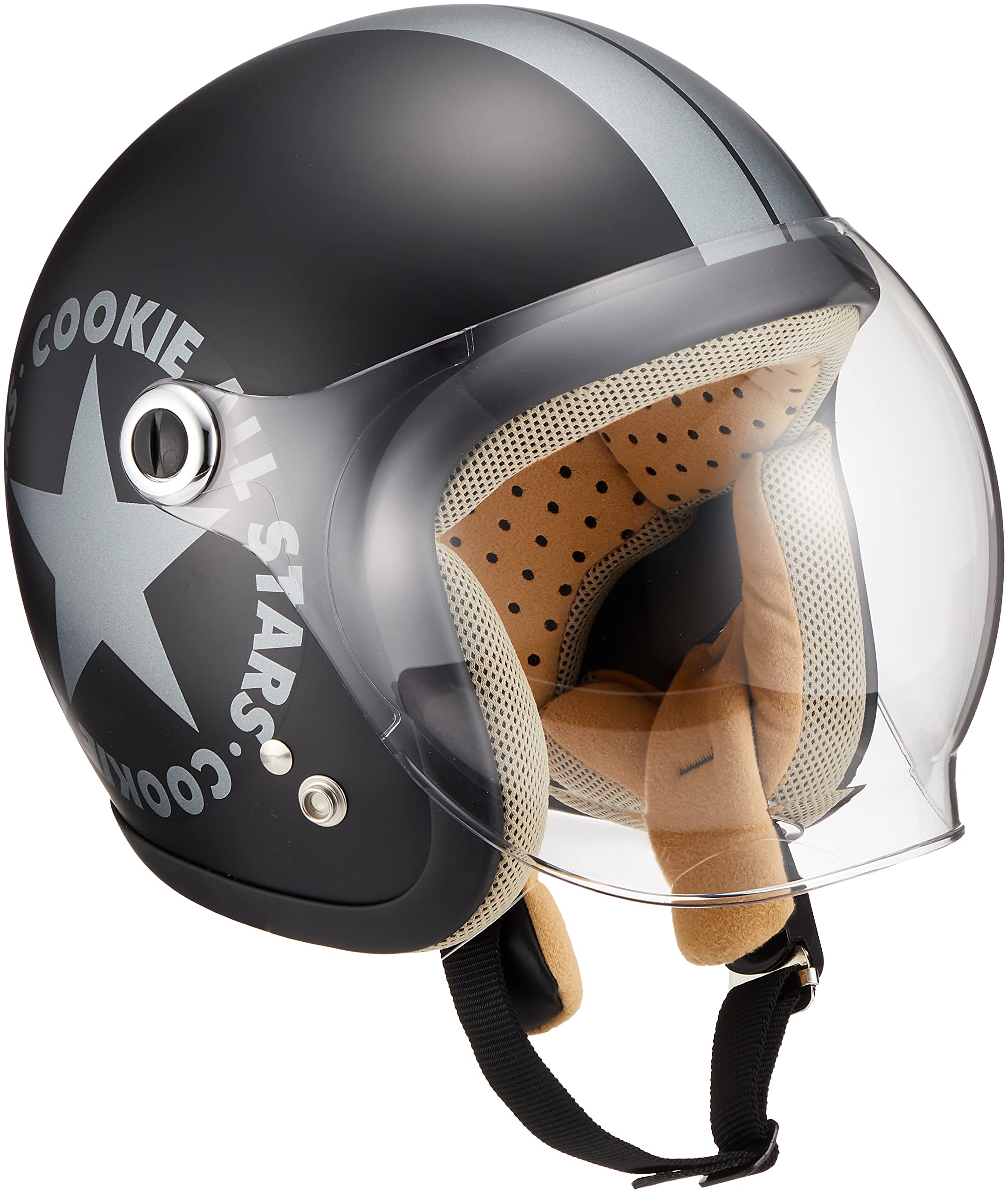 

Speed Pit TNK Industrial Half Matte Kids Size 51240 CA-6 Kids Helmet, Black/Gunmetal, (54-56cm),