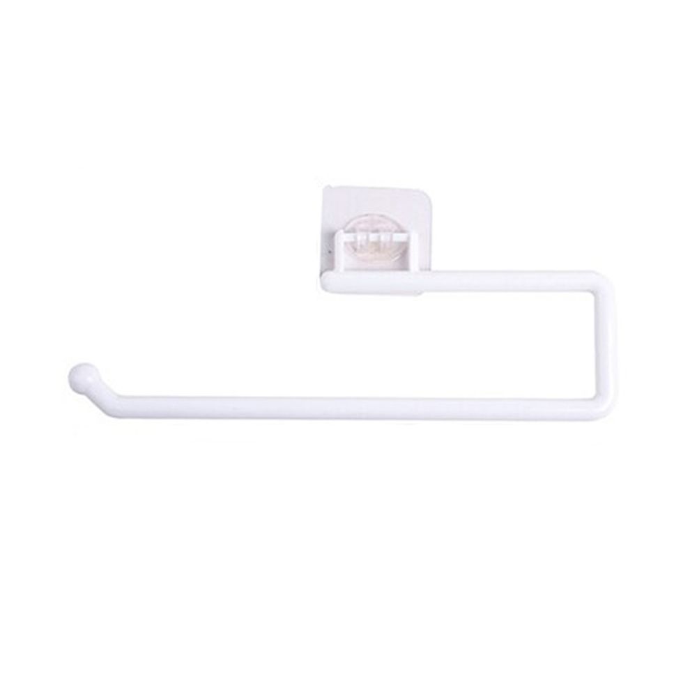 

Toilet Towel Home Accessorie Paper Holder Self Adhesive Hanger White-L
