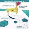 Precise Cut Solid Circle Cutter Adjustable Sharp Round Cutter Durable Practical Cutting Tool Craft Making