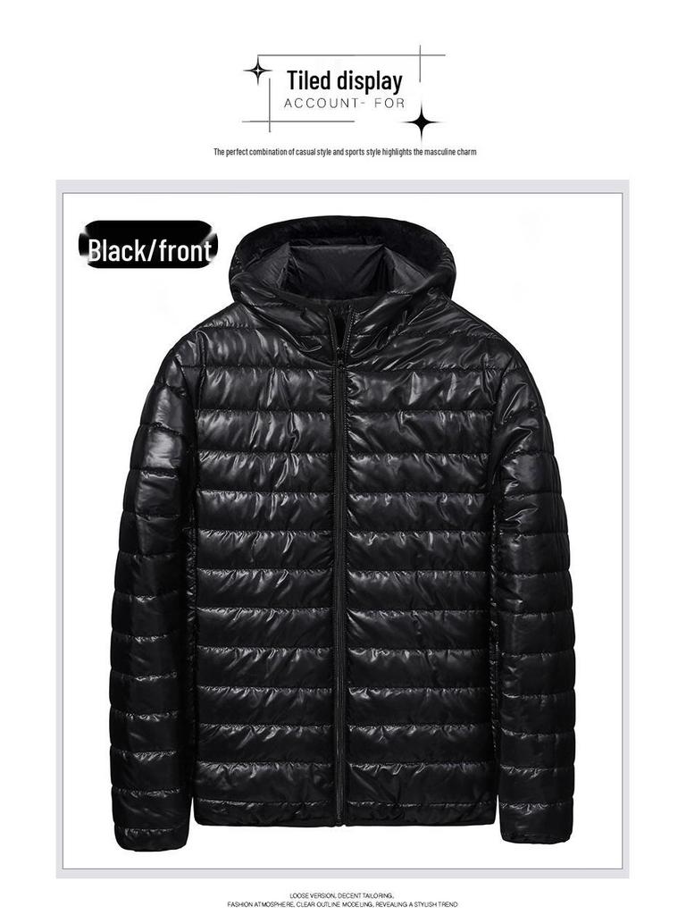 2025 Men's Autumn/Winter Lightweight Padded Down Cotton Jacket