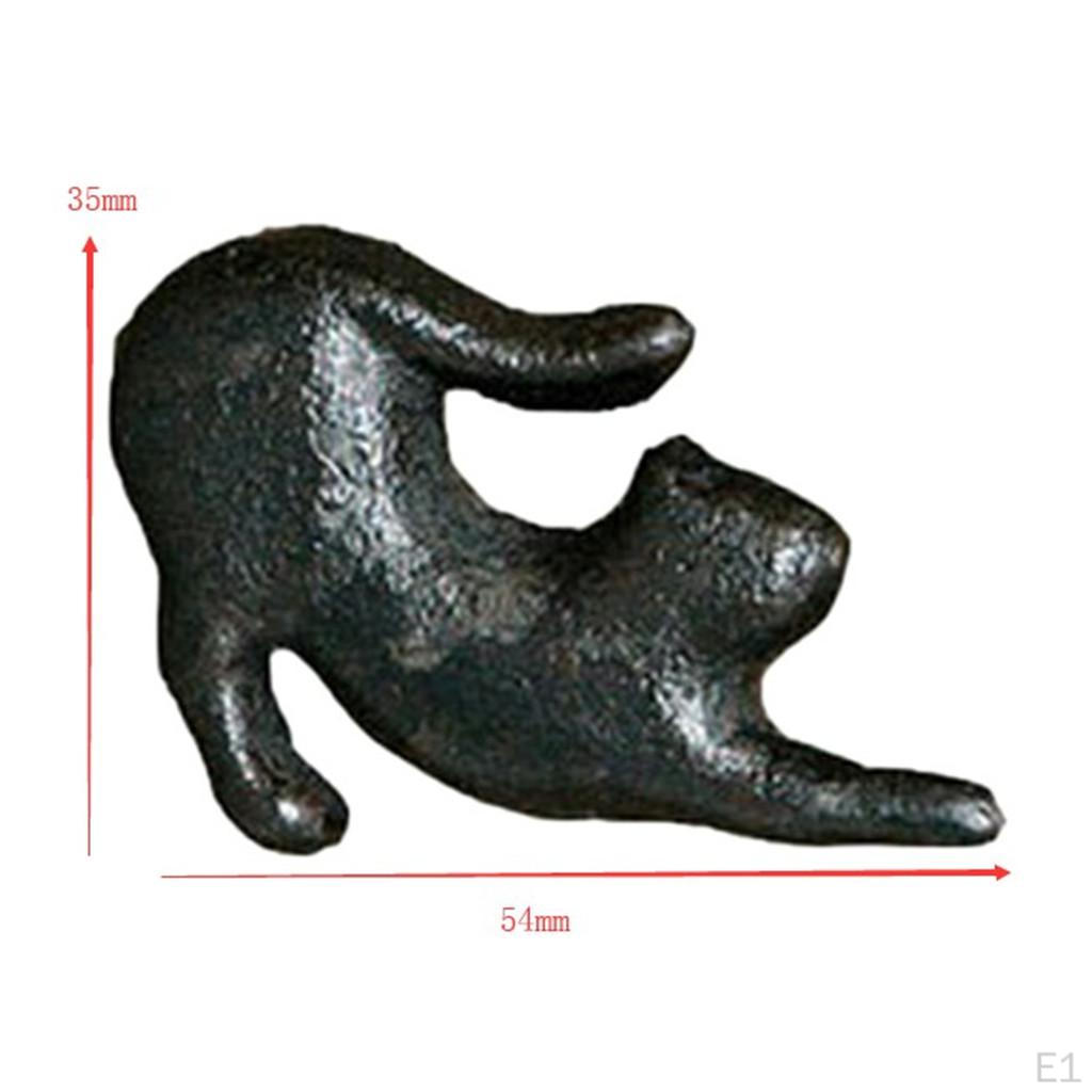Cast Iron Cabinet Furniture Knobs and Pulls Cupboard Door Handle,Kittens Creative Decor,