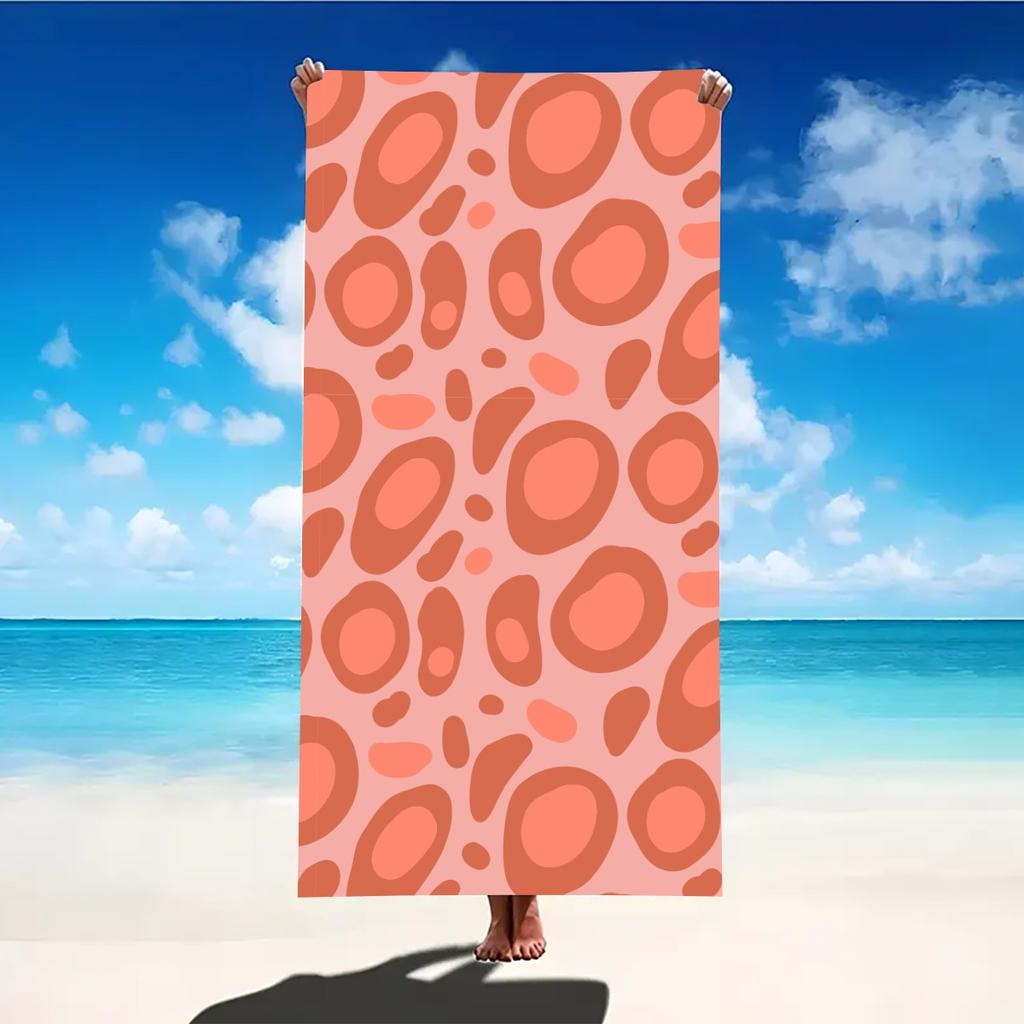 Fish Scale Mesh Beach Towel Large Microfiber Ultra-Soft Quick Dry Bath Towels For Swimming Yoga Lightweight Travel Camping