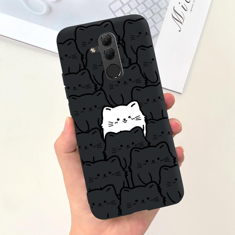 For Huawei Mate 20 Lite Case SNE-LX1 SNE-LX2 SNE-LX3 Protect Cover Popular Flower Soft Silicone Funda For Mate20 Lite Phone Case