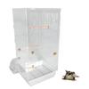 MINORITY DESIGN Sugar Glider Cage, Large Acrylic Cage with 360-Degree View, 68cm, for Small Animals