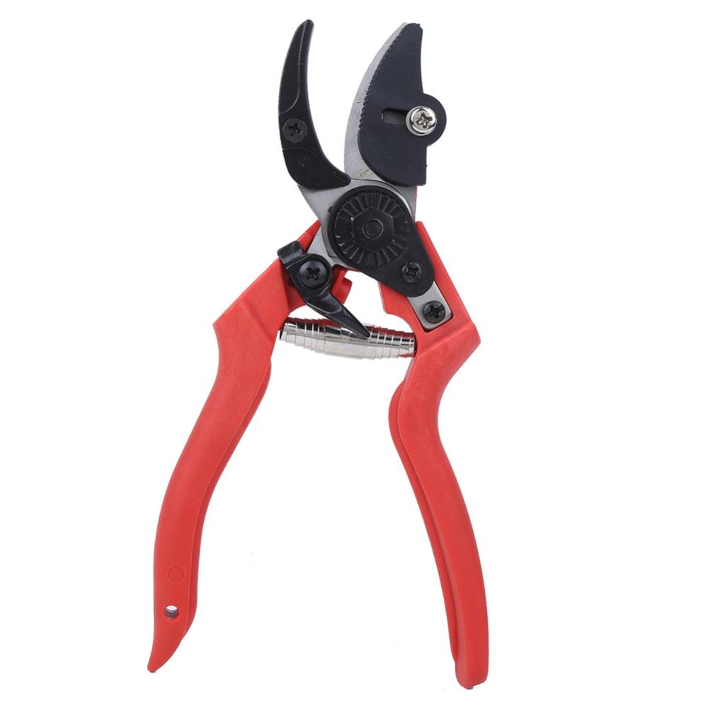 Red Pruning Shears Manganese Steel Bonsai Pruner Professional Hand Pruning Tool