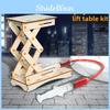 Holz-Hydraulikheber für Kinder Wissenschaft DIY-Bausatz Mit Pädagogischem Physikspielzeug Für Kinder