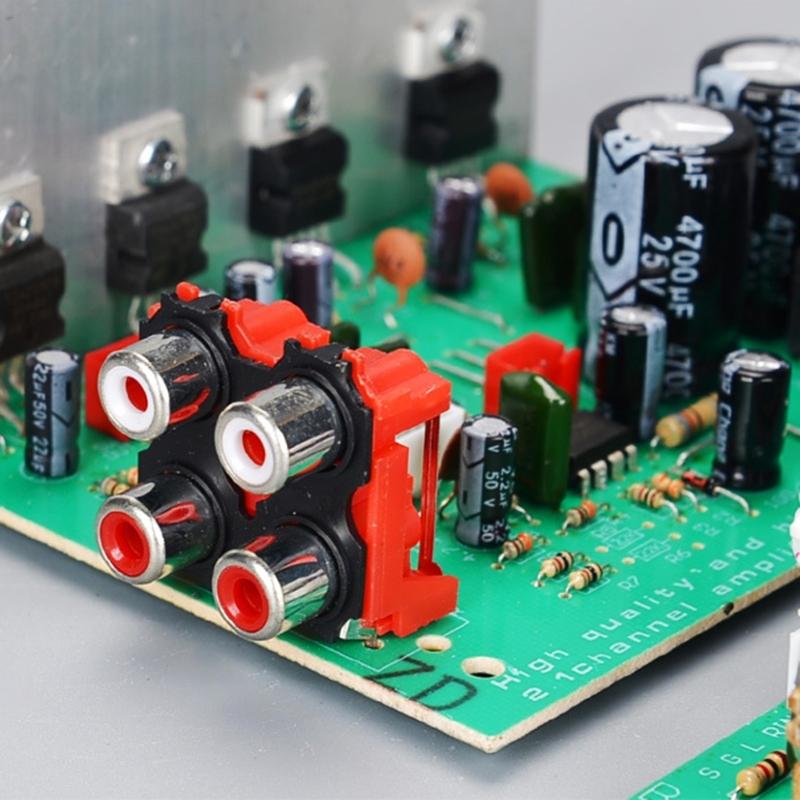 DX-418 Powerful 60W Subwoofer Amplifier Board High Powers 2.1 Channel 60Wx3 Power Amplifier Plate for  Speaker System