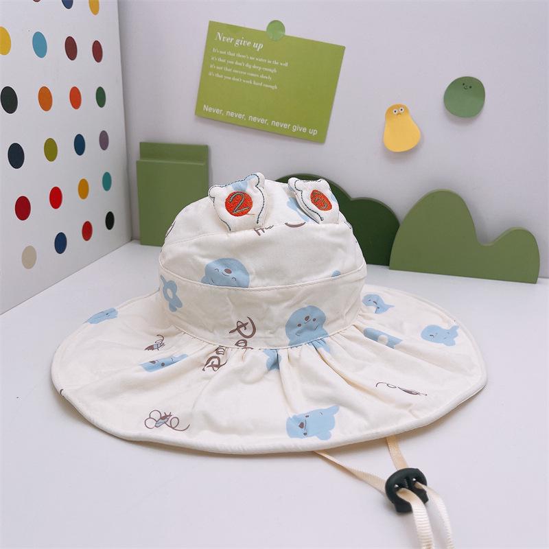 Kids' Cartoon Sun Visor: Breathable Spring/Autumn Sun Protection Hat for Girls