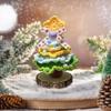 New Christmas Decorations With Hand-woven Yarn And Crochet Small Christmas Tree Desktop Ornaments Scene Arrangement