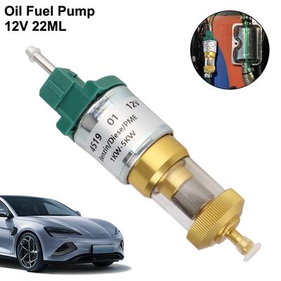 Kraftstoffdosierpumpe Universal 1KW-5KW 12V 22ML Kraftstoff Luft Autopumpe Ultra Leise Silent Kraftstoffpumpe Zubehör Heizung Kommt mit Filterelement