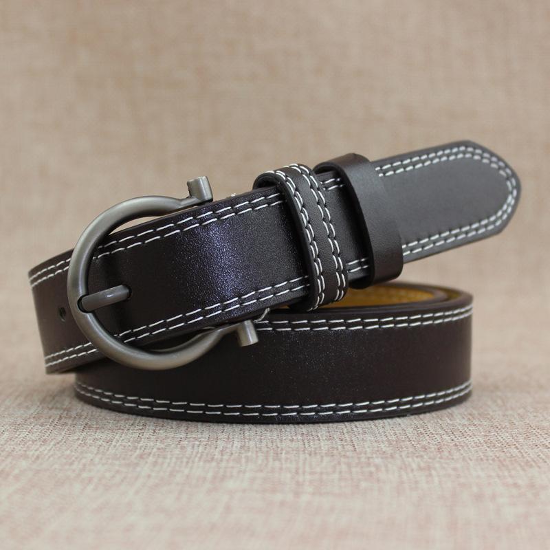 Bf Style Women'S Decorative Wide Belt Vintage Student Jeans Belt Chic Pin Buckle Belt