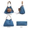 Designer Brand Fashion Women's Denim Handbag Minimalist Crossbody Messenger Lady Pouch Design Tote Shoulder Bag Spring Summer 2026 Collection