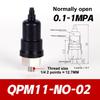 QPM11 Pneumatischer Luftdruckschalter Einstellbarer Automatischer Regler G1/8 G1/4 Anschluss für Pneumatische Geräte in der Lebensmittelverarbeitung