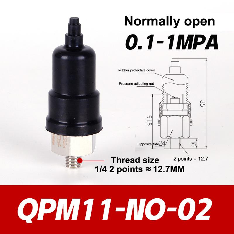 QPM11 Pneumatischer Luftdruckschalter Einstellbarer Automatischer Regler G1/8 G1/4 Anschluss für Pneumatische Geräte in der Lebensmittelverarbeitung