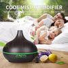 550mL Essential Oil Diffuser Mist Humidifier Diffuser Colorful Night Light Quiet Auto-Shut Off Humidifier with Remote Control Cool Desktop Humidifier