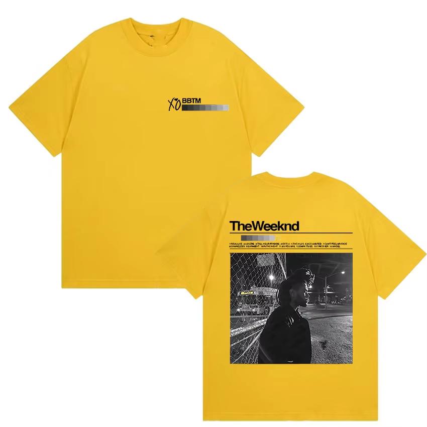 Limited The Weeknd Xo Album 2026 Merch T Shirts Unisexs Retro Style Gothic Clothing TShirt Streetwear Hip Hop Oversized Tees S