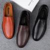 Neue Herren Business Casual Lederschuhe bequeme Leder Slipper Herren Outdoor Atmungsaktiv Mode Herrenschuhe Vielseitig Zapatos