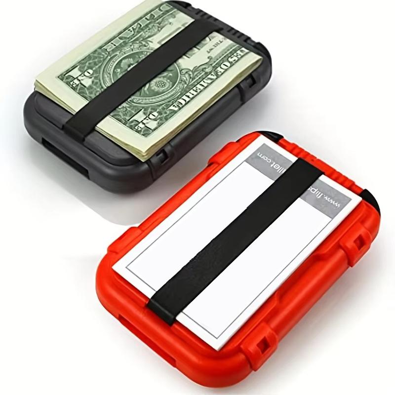 Slim Wallet Rfid Blocking Wallet For Men Removable Money Metal Wallet With Money Clip For Men Crush Resistant