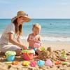 Eltern-Kind Blumentopf Pflanzset mit Eimer Sommer Strandspielzeug Strand Sandspielzeug Outdoor