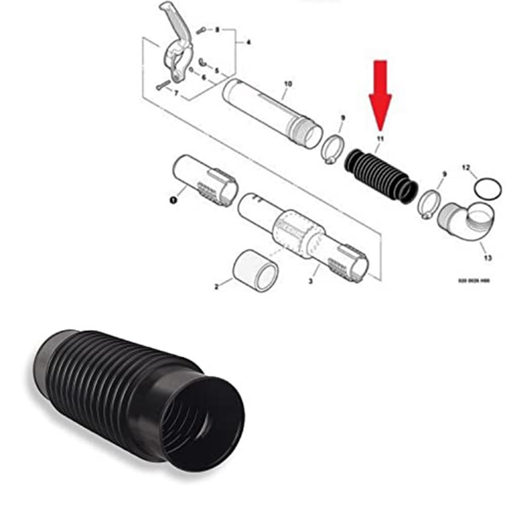 1 Pcs Flexible Pipe E164000090 Flexible Blower Tube For Echo E164000090 EB770 EB770RT PB770H Blower Replacement Accessories