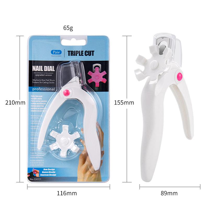 

Nail Art French Nail Clipper Cutter Акриловый гель Ложные советы Маникюрный инструмент белый