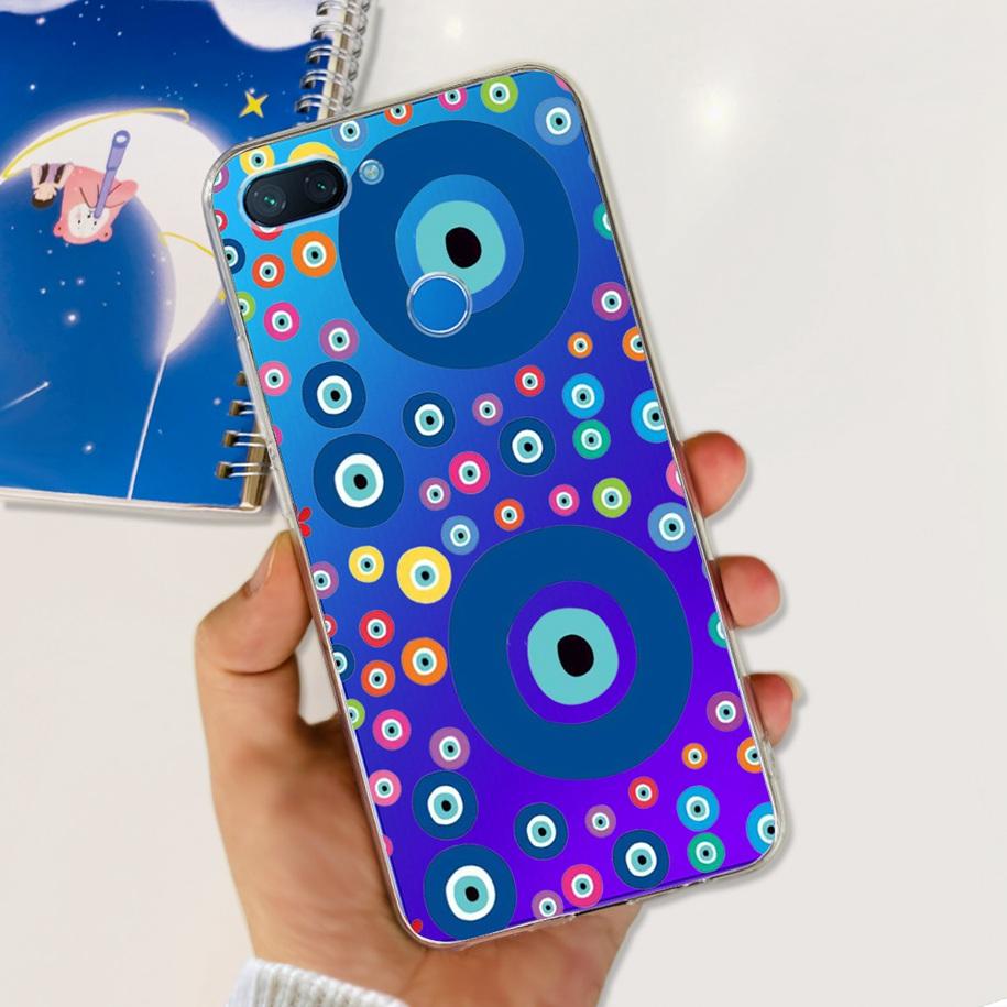 For Xiaomi Mi 8 Lite Case Fashion Soft Silicone Phone Case For Xiaomi Mi 8 SE / Mi 8 Pro Mi8 Lite Clear Tpu Cover Astronaut Capa