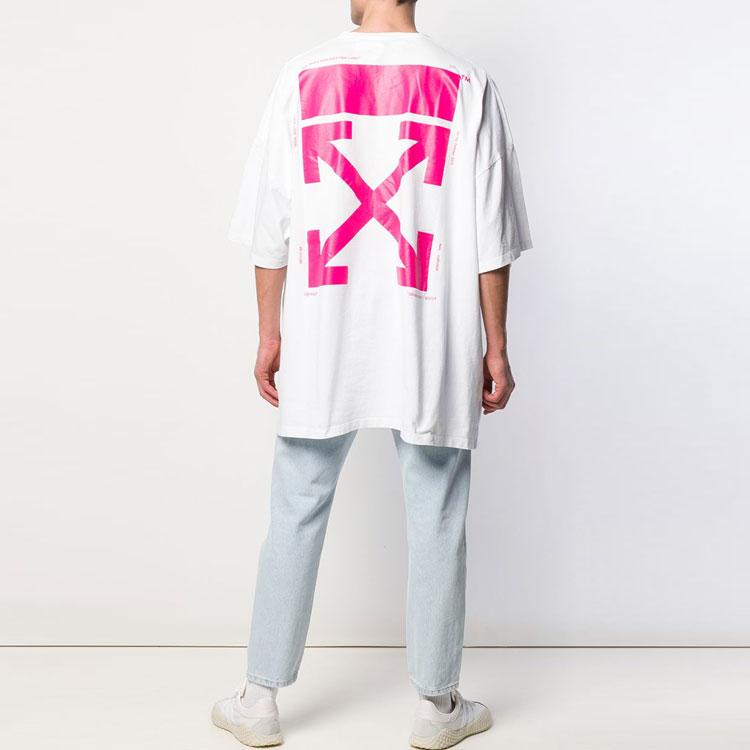 Off-White SS19 Bart Simpson Oversize Tričko s krátkým rukávem Pánské topy Bílá OMAA066S191850040188