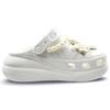 Crocs Crush Clog EIGHT% Mountain Gardenia Gift Bag Romantic Comfort Hole Shoes Unisex White