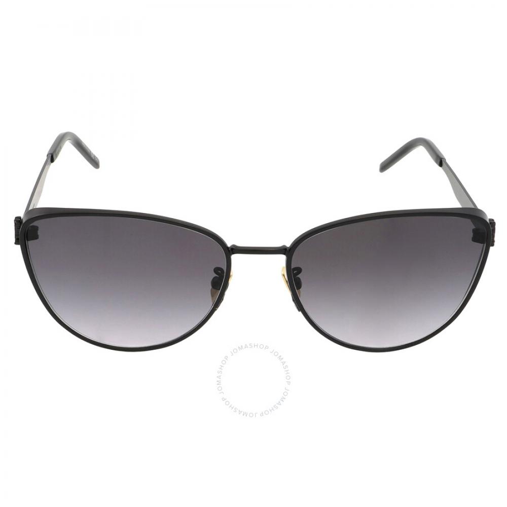 

Жіночі сонцезахисні окуляри Saint Laurent Grey Cat Eye Sl M90 002 58
