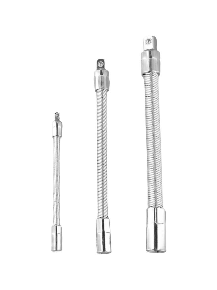 Socket Extension Bars 3 Piece Flexible Kit Suitable for Diverse Mechanic Tasks