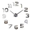 Extra Large 3D Acrylic Wall Clock - Creative DIY Clock Sticker for Living Room Decor